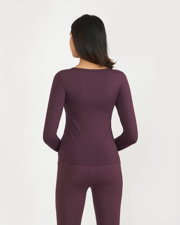 Zen Full Sleeves top with in-built sports bra