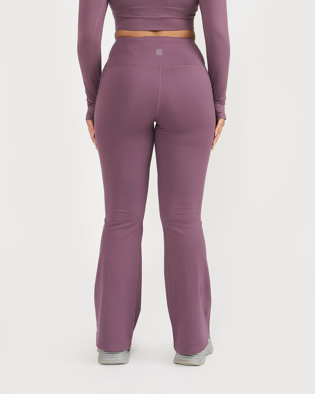 Zen Full Sleeve Polo Neck 2-in-1 Crop Top with Flare Pants Co-ord Set
