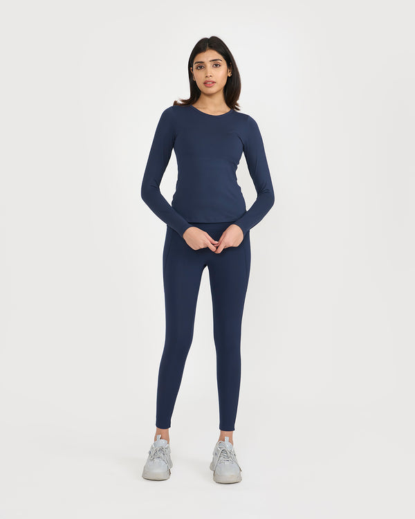 Zen Full Sleeves top with in-built sports bra