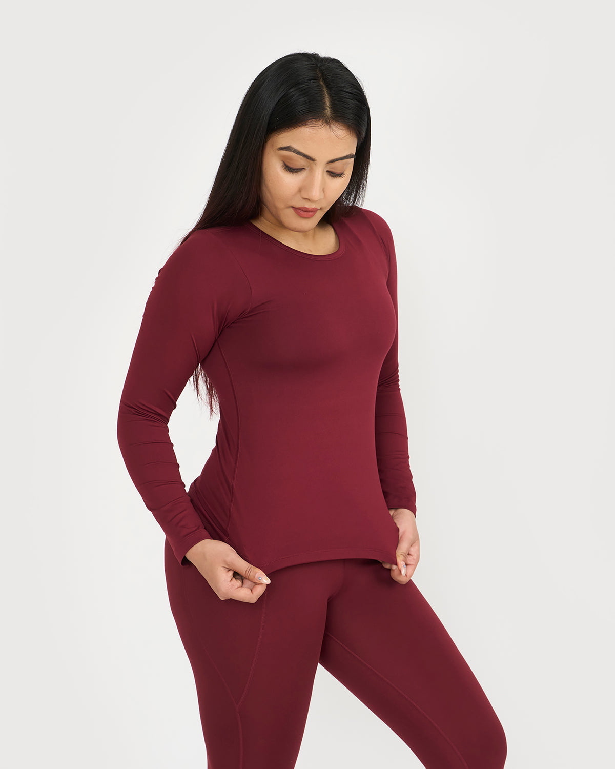 Zen Full Sleeves top with in-built sports bra
