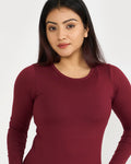 Zen Full Sleeves top with in-built sports bra