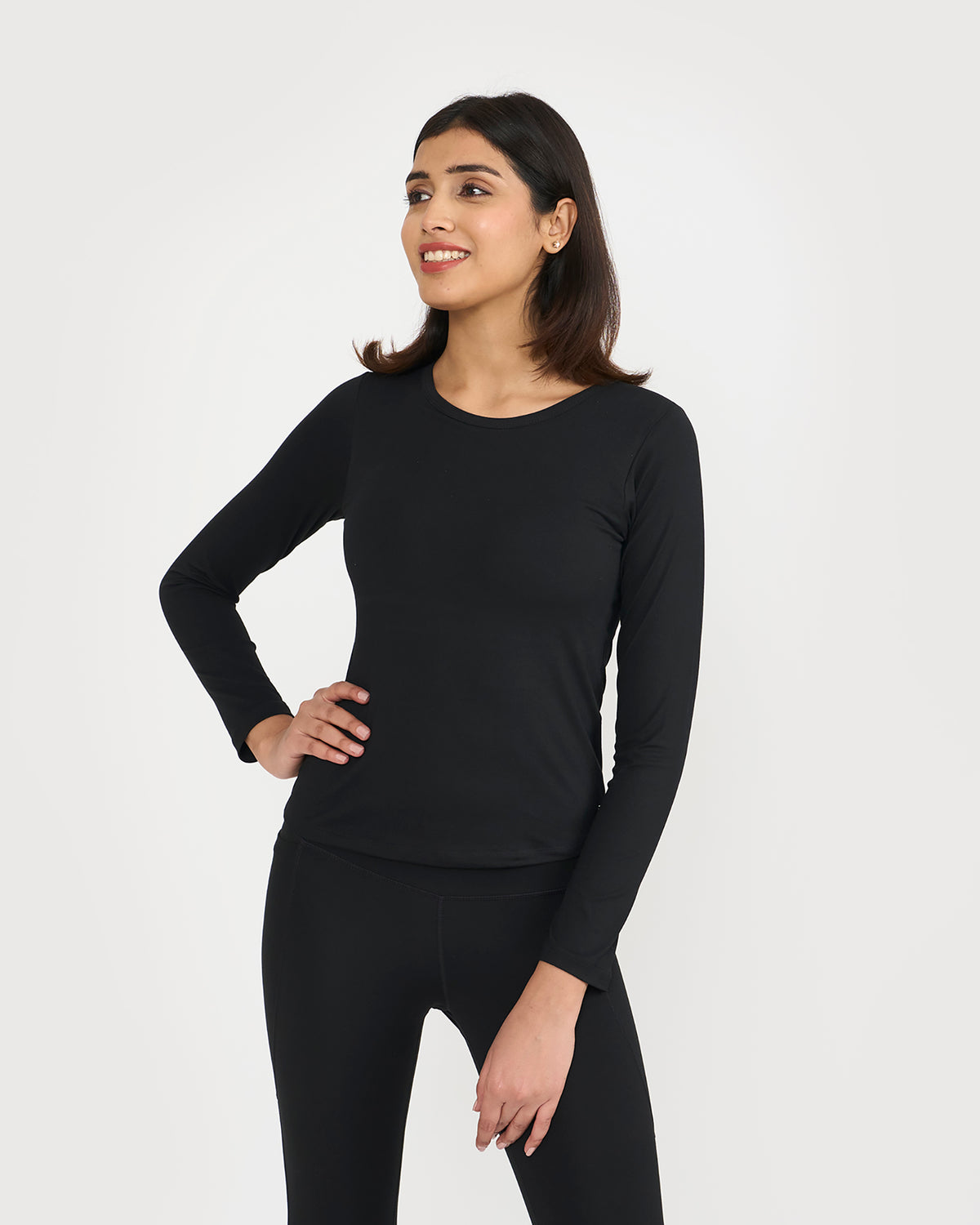 Zen Full Sleeves top with in-built sports bra