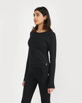 Zen Full Sleeves top with in-built sports bra