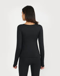 Zen Full Sleeves top with in-built sports bra