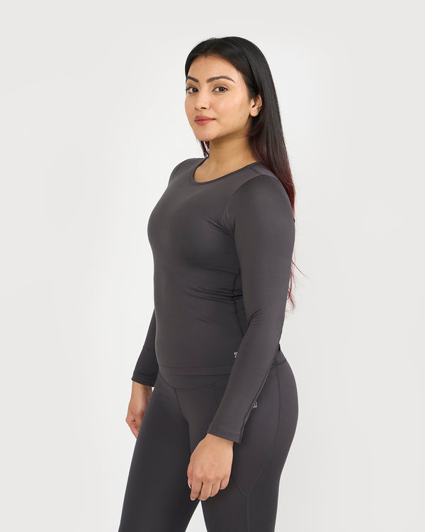 Zen Full Sleeves top with in-built sports bra