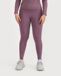 Zen Full Sleeves Top with In-built Sports Bra & Ankle Length Leggings Co-ord Set