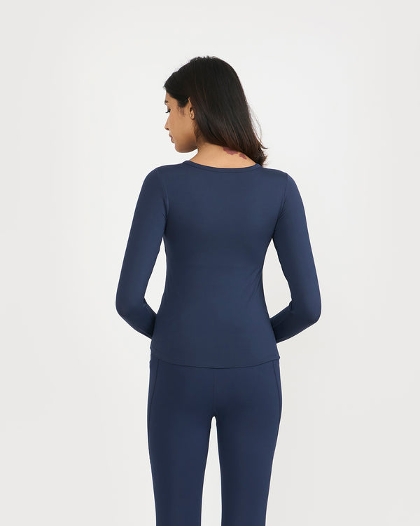 Zen Full Sleeves top with in-built sports bra