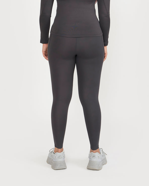 Zen Full Sleeves Top with In-built Sports Bra & Ankle Length Leggings Co-ord Set