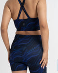 Cosmic Waves Sports Bra