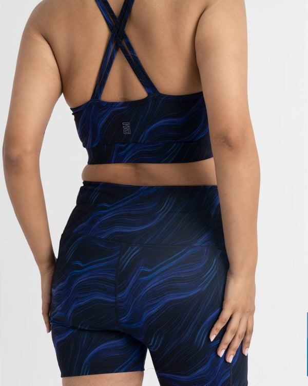 Cosmic Waves Sports Bra