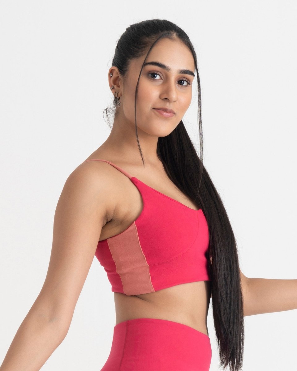 Epic Pop V-Neck Sports Bra