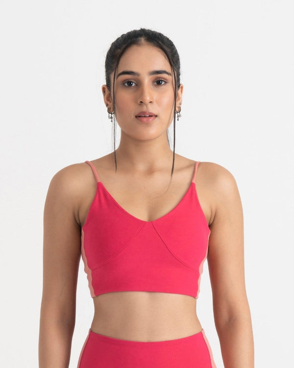 Epic Pop V-Neck Sports Bra
