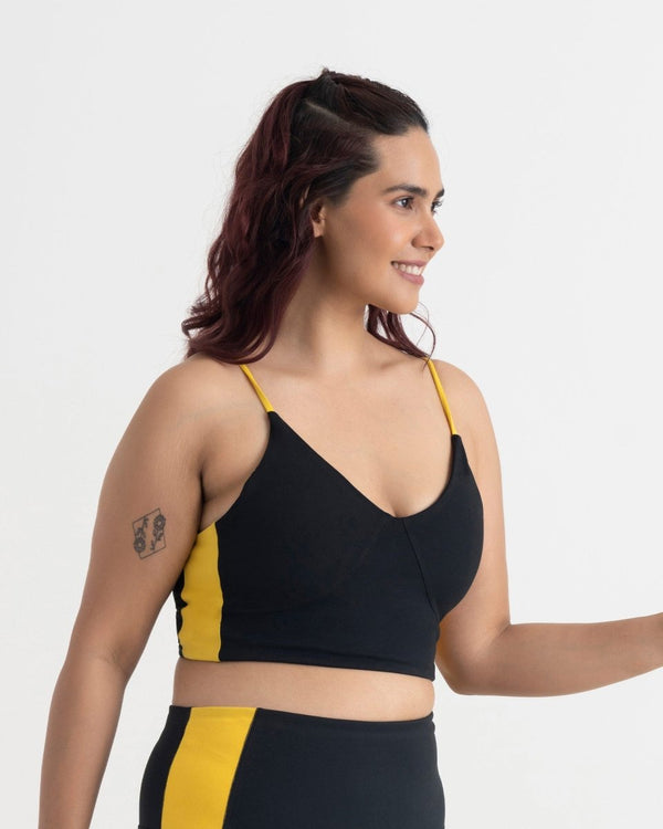 Epic Pop V-Neck Sports Bra