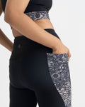 Majestic Flora Capris and 2-in-1 Crop Top Co-ord Set