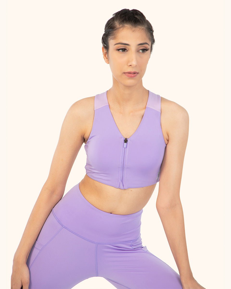 OG Front Zipper Sports Bra