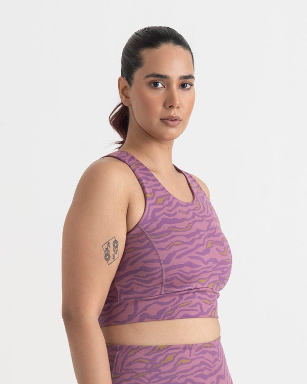 Safari Chic 2-in-1 Crop Top
