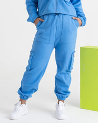 Supreme Chill Zipper Jacket and Cargo Joggers Co-ord Set