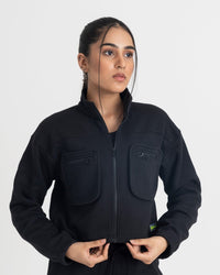 Supreme Chill Zipper Jacket and Cargo Joggers Co-ord Set