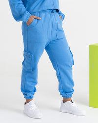 Supreme Chill Zipper Jacket and Cargo Joggers Co-ord Set
