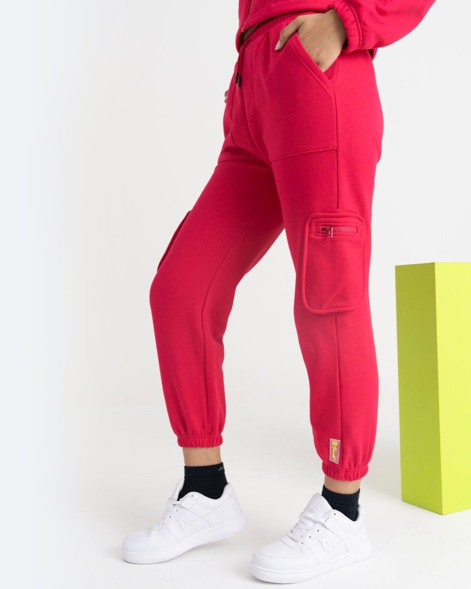 Supreme Chill Zipper Jacket and Cargo Joggers Co-ord Set