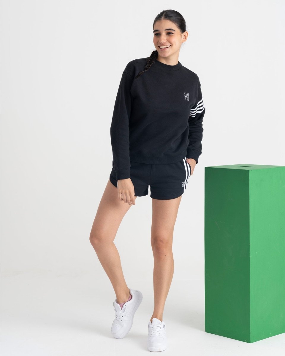 Supreme Chill Sweatshirt and Shorts Co-ord Set