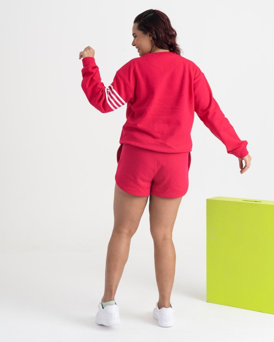 Supreme Chill Sweatshirt and Shorts Co-ord Set