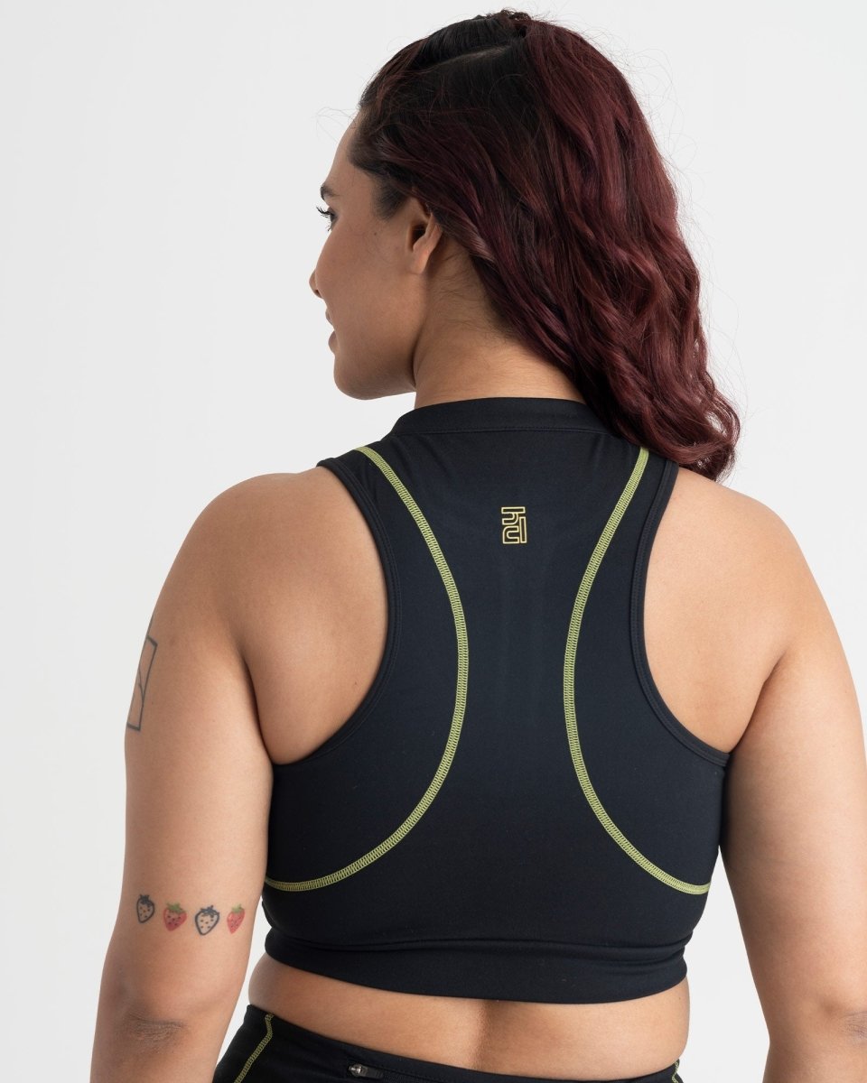 Yin Yang 7/8 Leggings and 2-in-1 Crop Top Co-ord Set