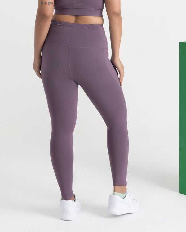 Zen Ankle Length Leggings and Round Neck Sports Bra Co-ord Set