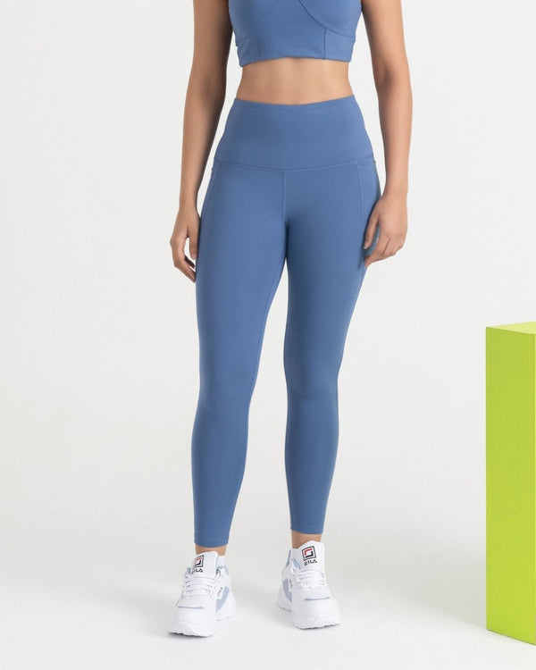 Zen Ankle Length Leggings and Padded V Neck Sports Bra Co-ord Set