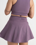 Zen Cheerful Skort and Polo-Neck 2-in-1 Crop Top Co-ord Set