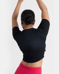 Zen Front-Wrap Crop Top
