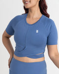 Zen Front-Wrap Crop Top
