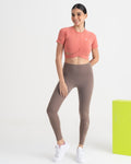 Zen Front-Wrap Crop Top