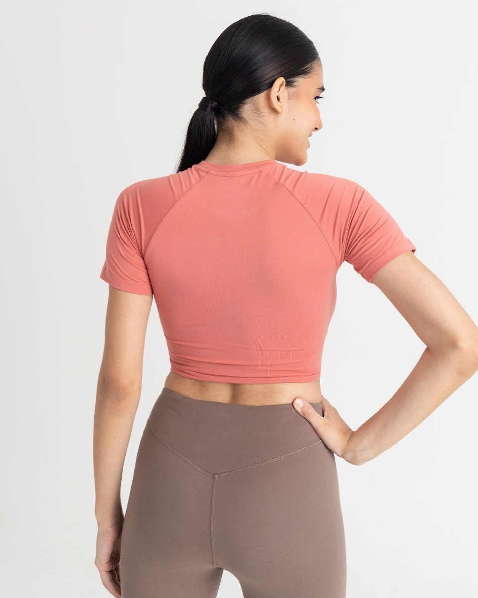 Zen Front-Wrap Crop Top