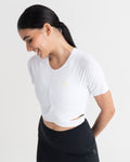 Zen Front-Wrap Crop Top