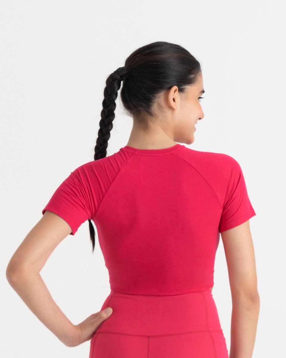Zen Front-Wrap Crop Top