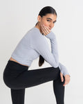 Zen Full-Sleeve Crop Top