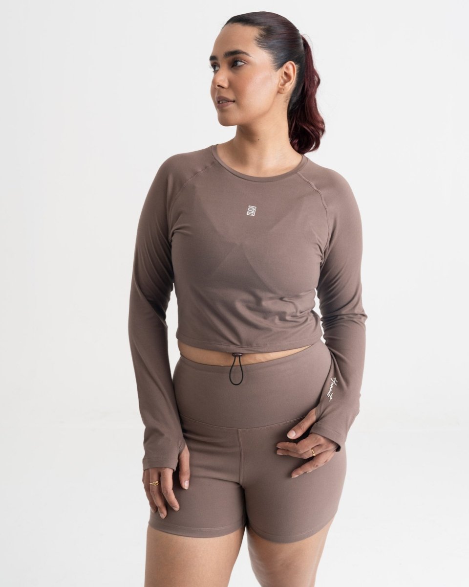 Zen Full-Sleeve Crop Top