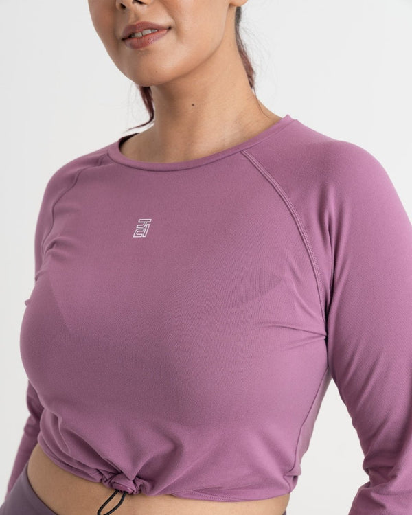 Zen Full-Sleeve Crop Top