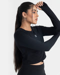 Zen Full-Sleeve Crop Top