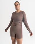 Zen Full-Sleeve Crop Top