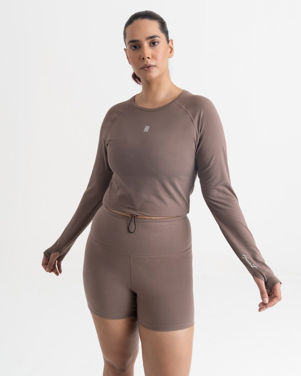 Zen Full-Sleeve Crop Top