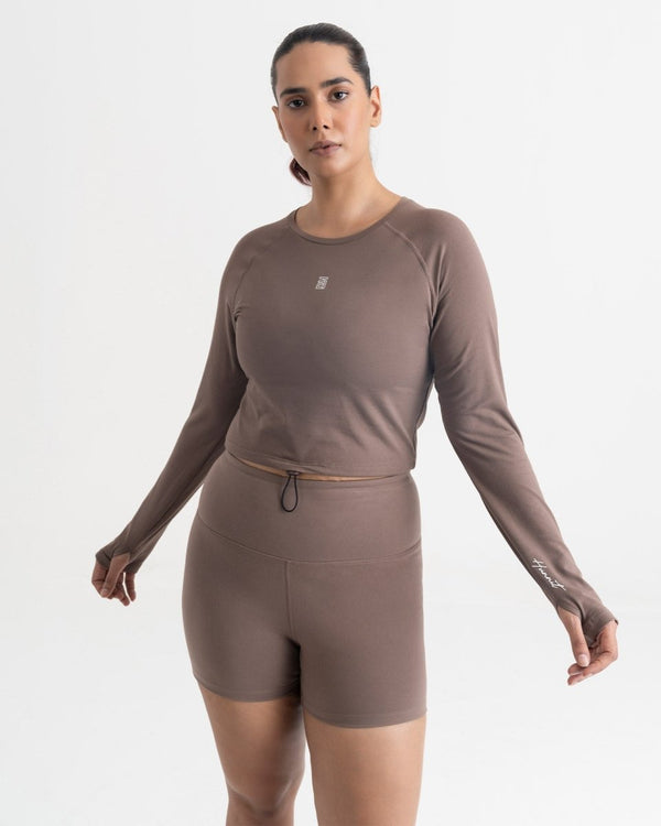 Zen Full-Sleeve Crop Top