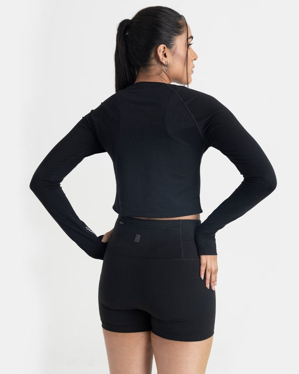 Zen Full-Sleeve Crop Top