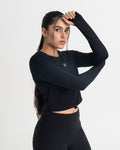 Zen Full-Sleeve Crop Top