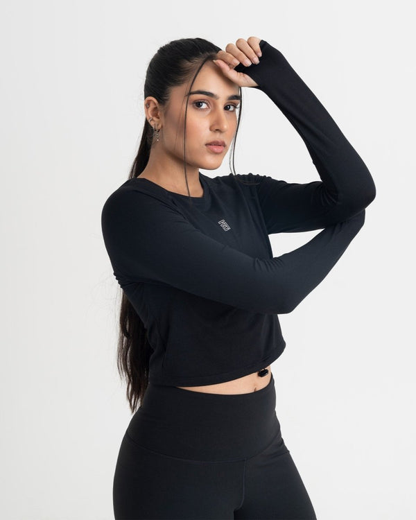 Zen Full-Sleeve Crop Top