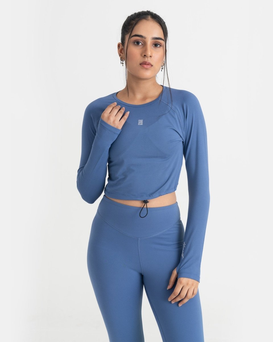 Zen Full-Sleeve Crop Top