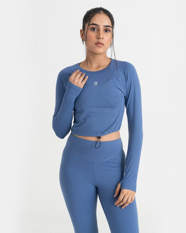Zen Full-Sleeve Crop Top