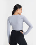 Zen Full-Sleeve Crop Top