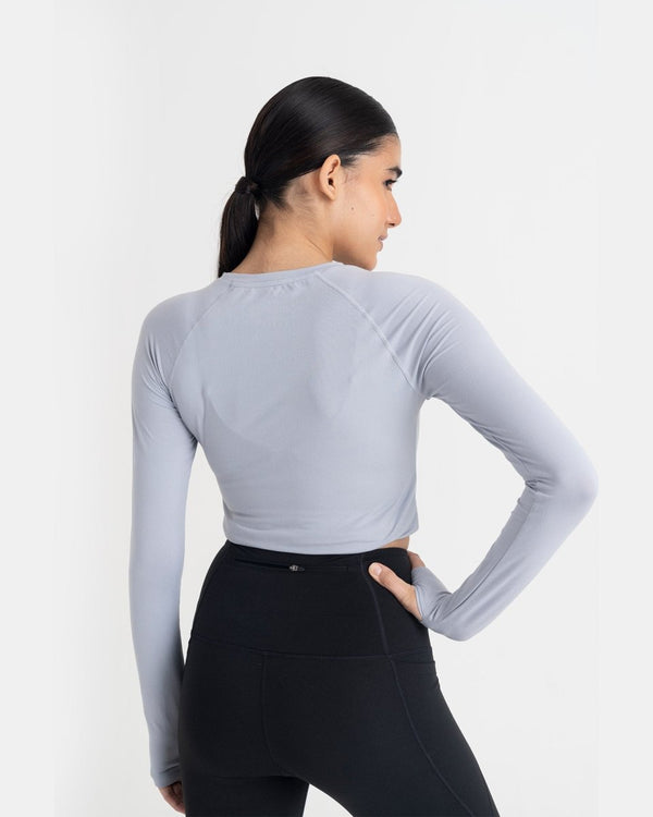 Zen Full-Sleeve Crop Top